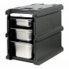 Transportbox GN 4 x 10cm ZWART